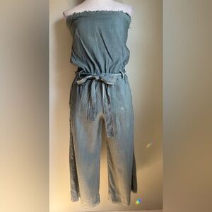 Cloth & Stone sage green Pantsuit jumpsuit boho cottagecore xs anthrpologie‎